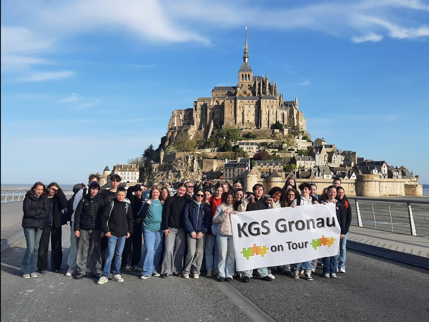 France Mont Saint Michel Gruppe